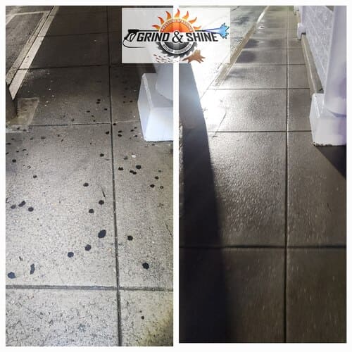 Gum Removal and Concrete Surface Cleaning at Ross Dress for Less in Glenbrook Commons, Fort Wayne, IN