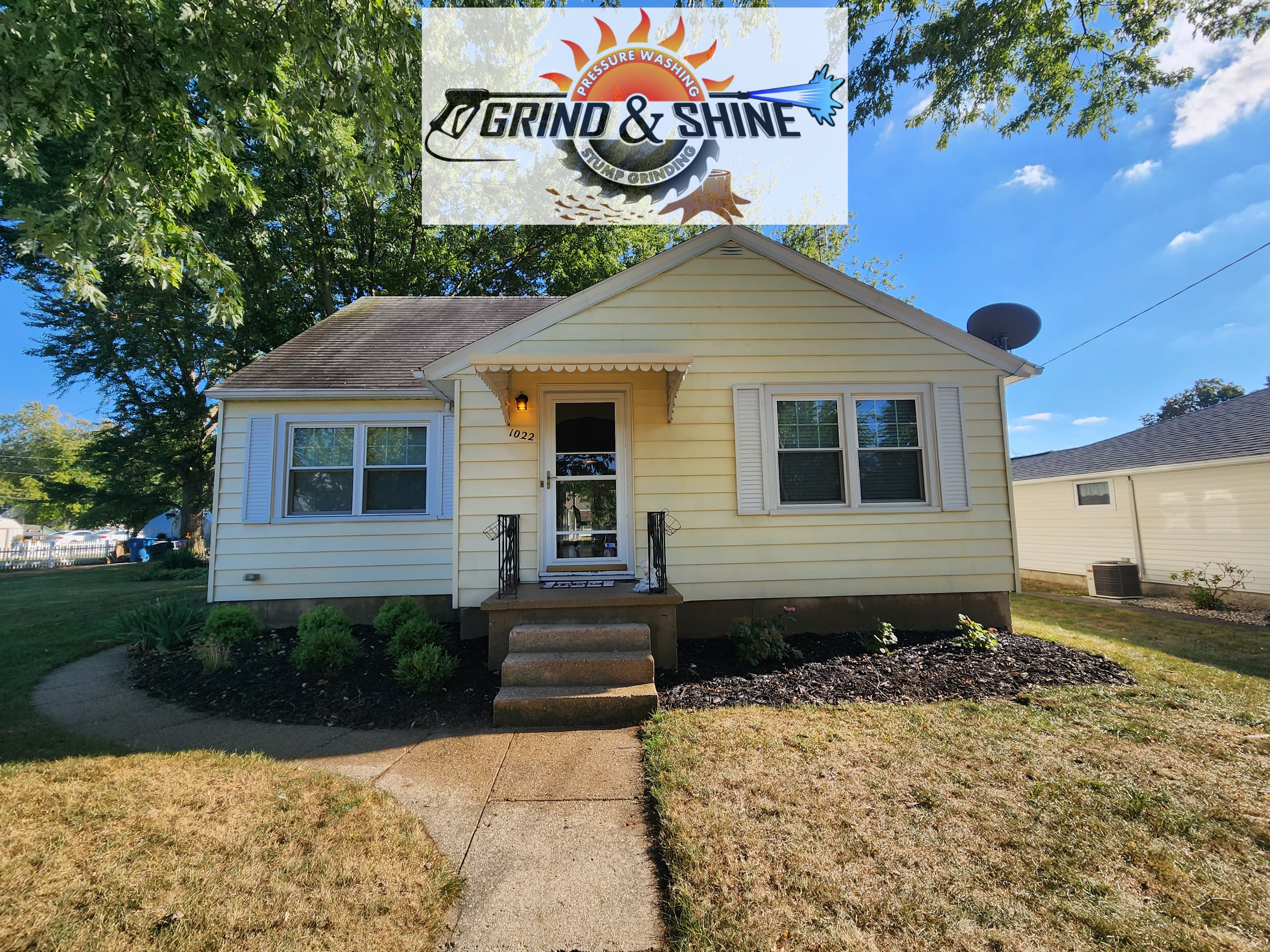 Grind & Shine Revives New Haven Indiana Home's Exterior with Expert Softwashing