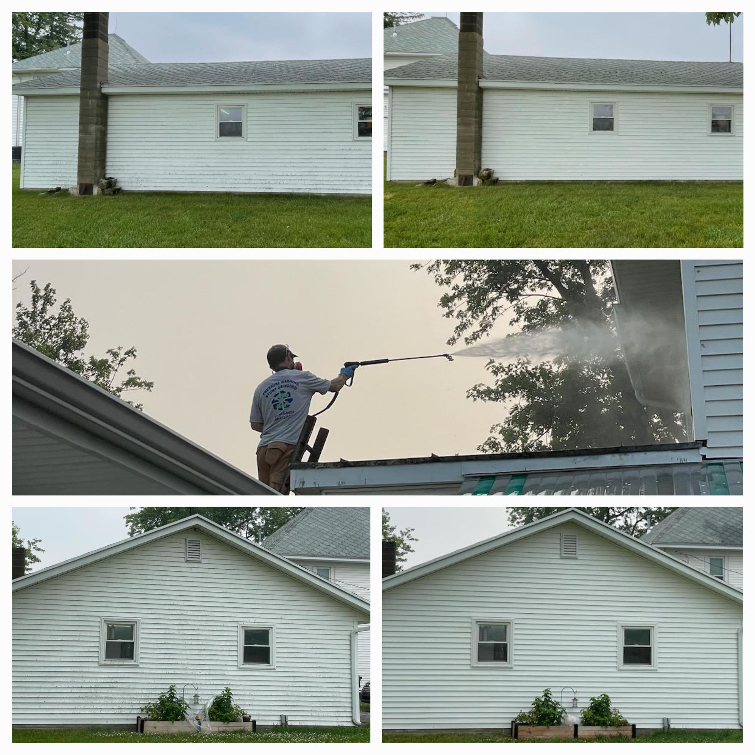 House Washing and Stump Grinding in Woodburn, IN