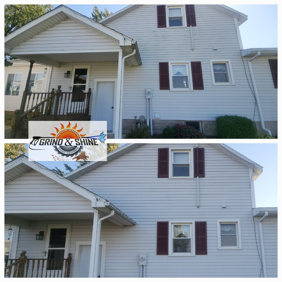 House Washing for Loren & Karen in Ossian, IN 