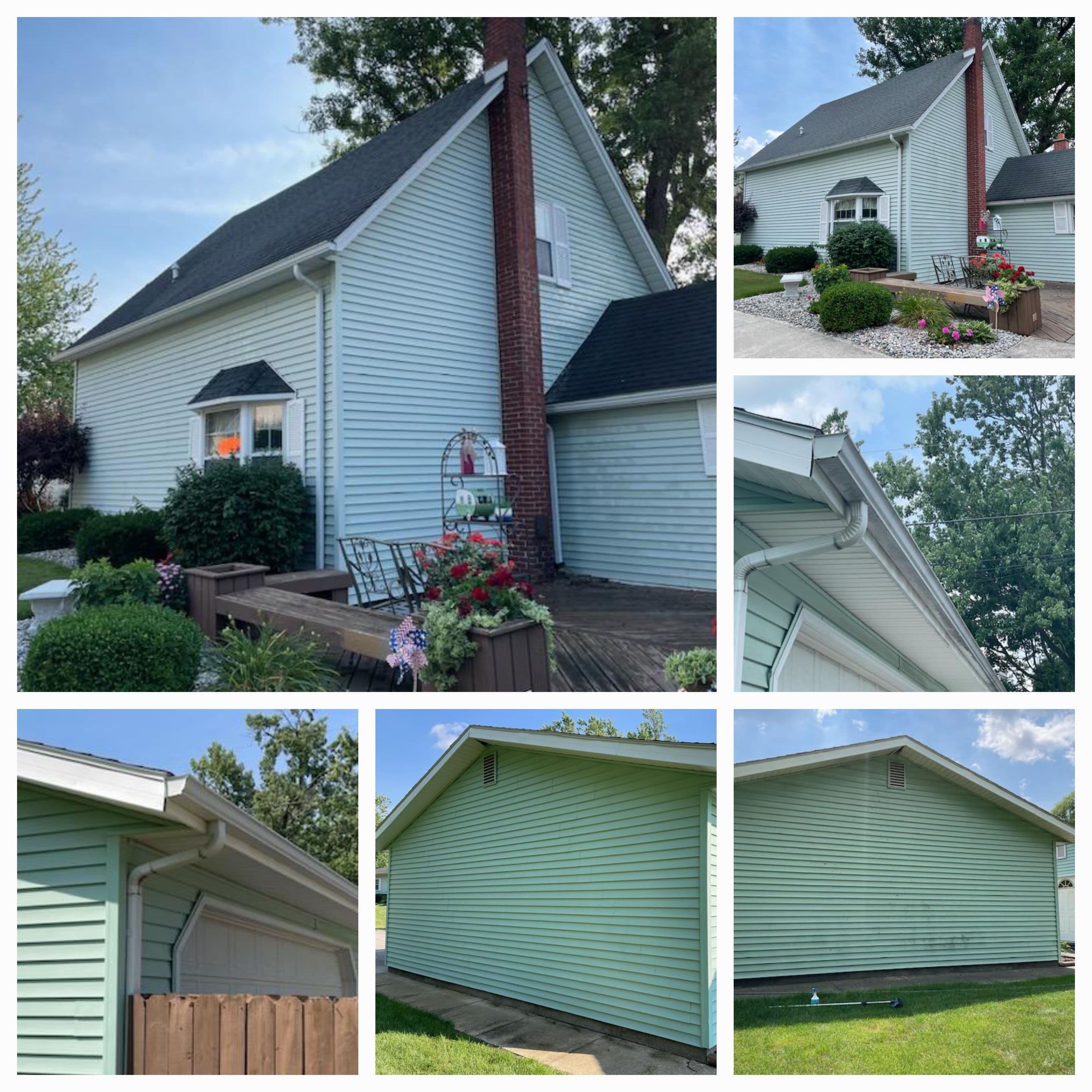 Transforming Homes: House Softwash and Gutter Brightening in Monroeville, IN